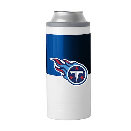 Logo Brands Tennessee Titans 12oz Colorblock Slim Can Coolie 631-S12C-11